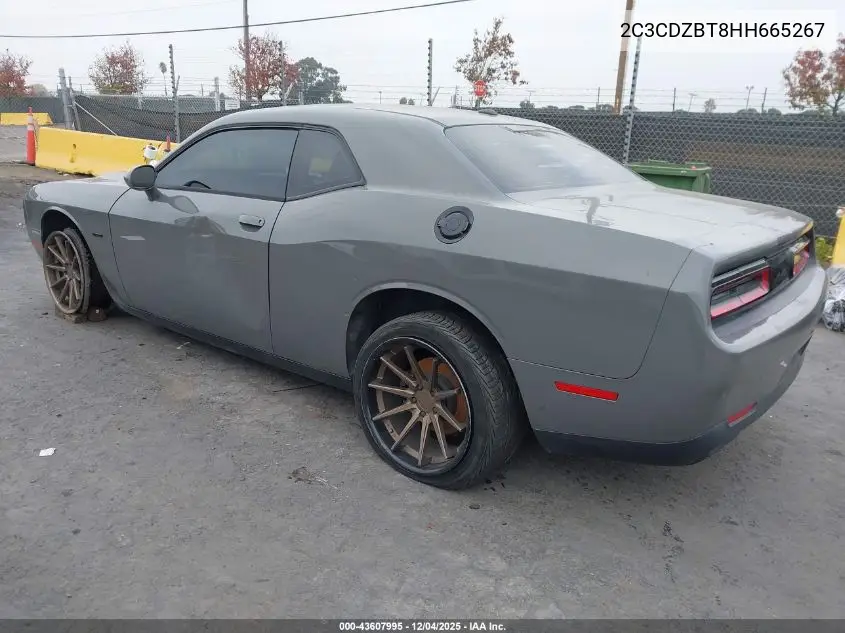2C3CDZBT8HH665267 2017 Dodge Challenger R/T