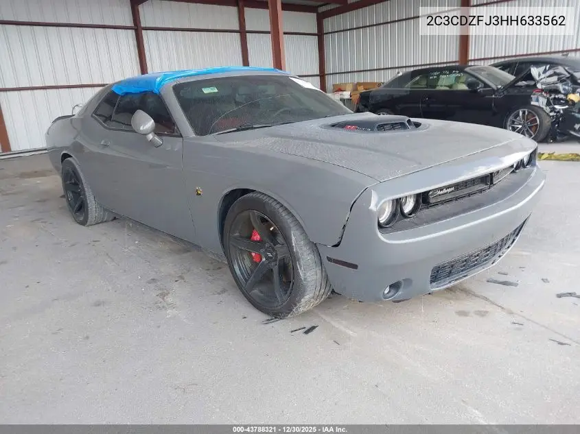 2C3CDZFJ3HH633562 2017 Dodge Challenger 392 Hemi Scat Pack Shaker