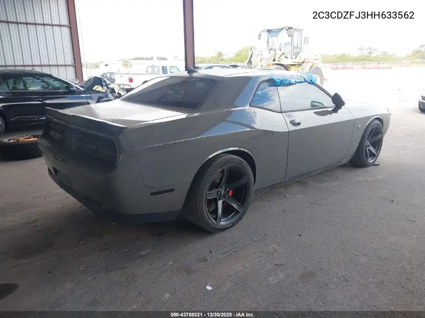 2C3CDZFJ3HH633562 2017 Dodge Challenger 392 Hemi Scat Pack Shaker
