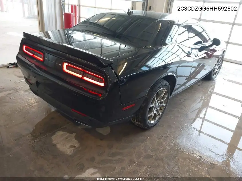 2C3CDZGG6HH592802 2017 Dodge Challenger Gt