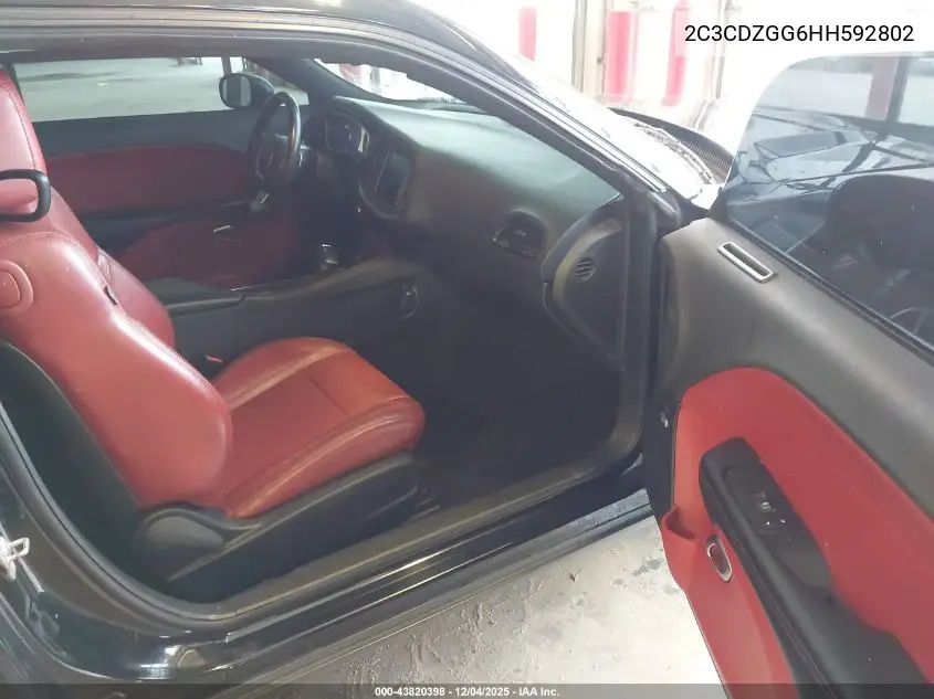 2C3CDZGG6HH592802 2017 Dodge Challenger Gt