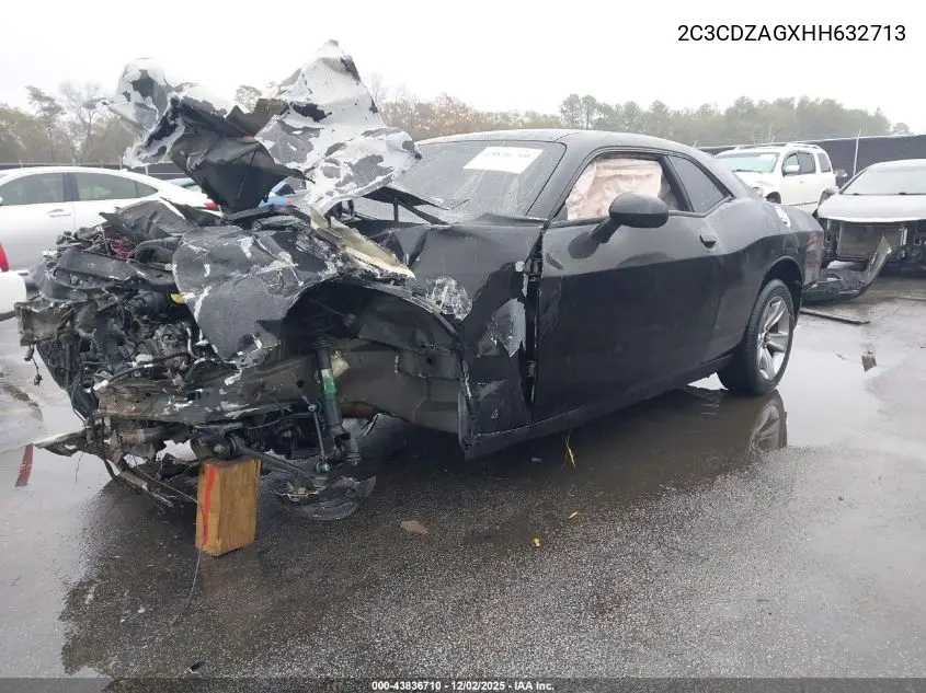 2C3CDZAGXHH632713 2017 Dodge Challenger Sxt