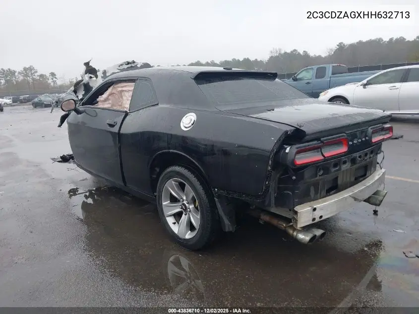 2C3CDZAGXHH632713 2017 Dodge Challenger Sxt