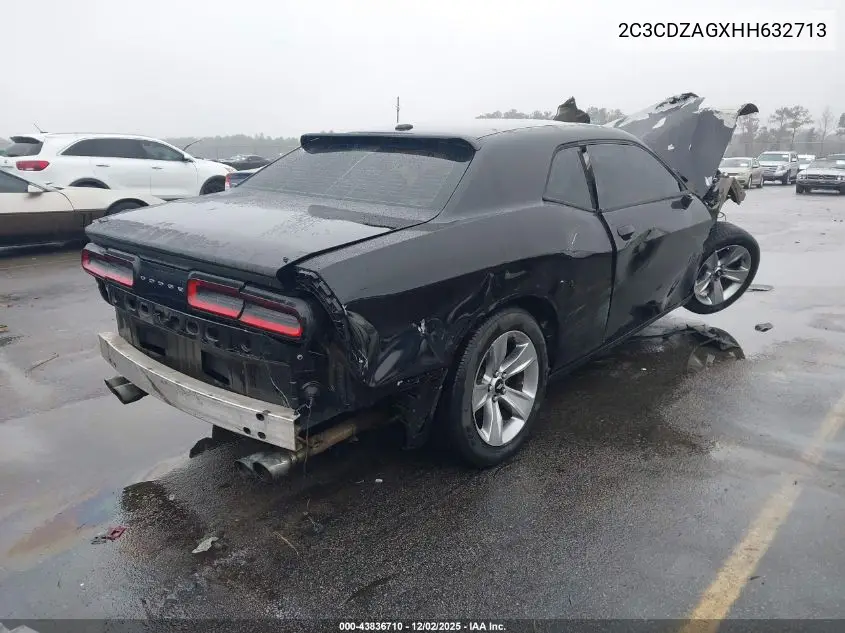 2C3CDZAGXHH632713 2017 Dodge Challenger Sxt