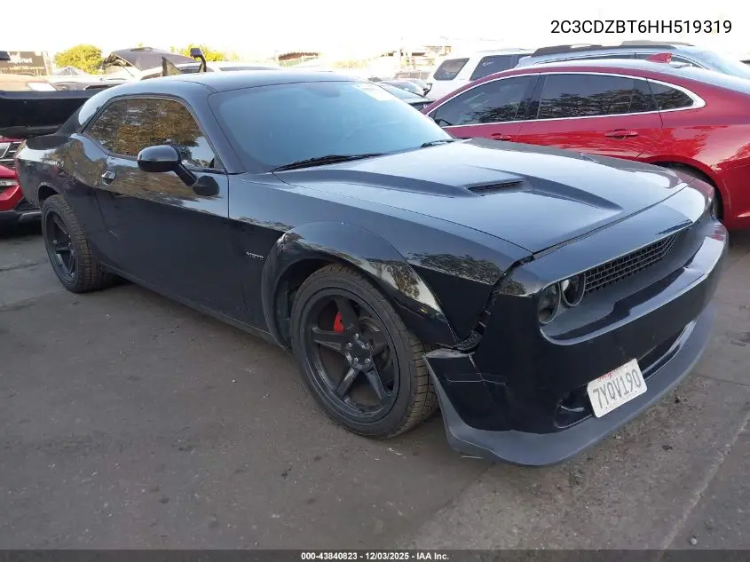 2C3CDZBT6HH519319 2017 Dodge Challenger R/T