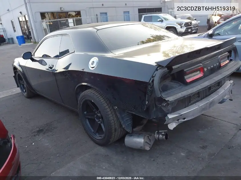 2C3CDZBT6HH519319 2017 Dodge Challenger R/T