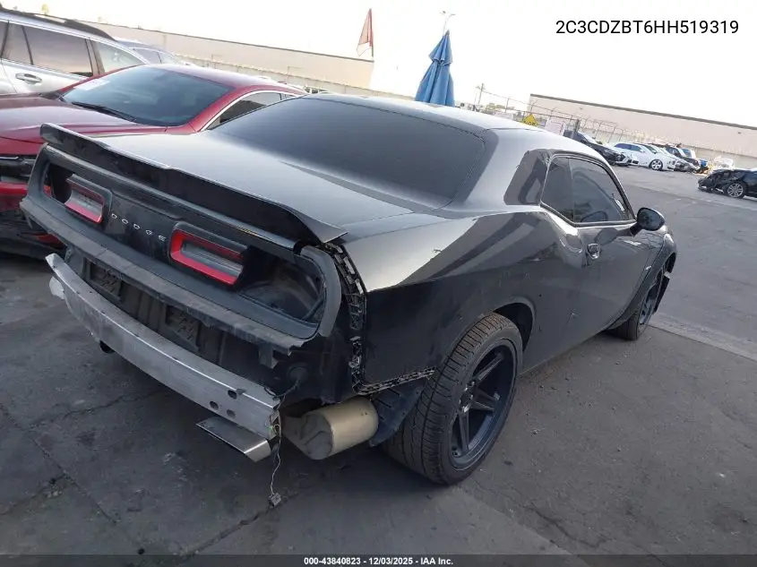 2C3CDZBT6HH519319 2017 Dodge Challenger R/T