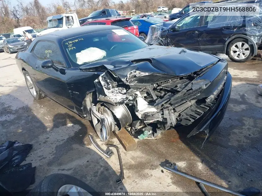 2C3CDZBT9HH568806 2017 Dodge Challenger R/T