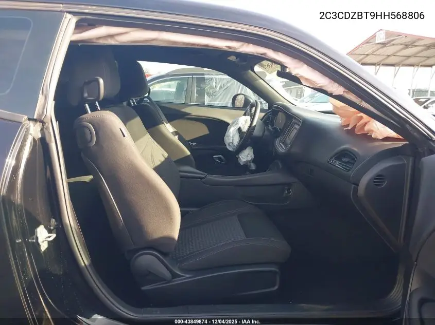 2C3CDZBT9HH568806 2017 Dodge Challenger R/T