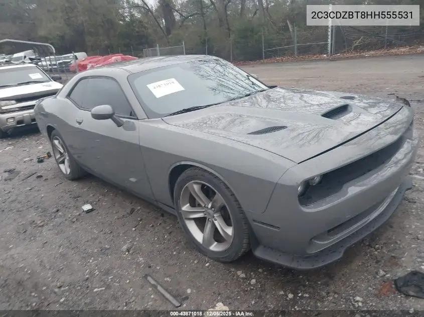 2C3CDZBT8HH555531 2017 Dodge Challenger R/T