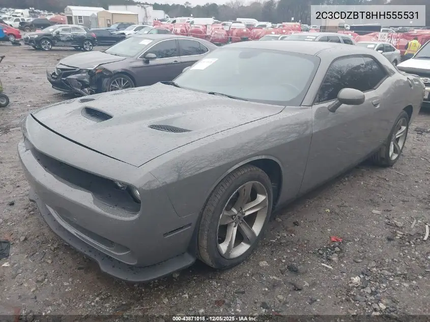 2C3CDZBT8HH555531 2017 Dodge Challenger R/T