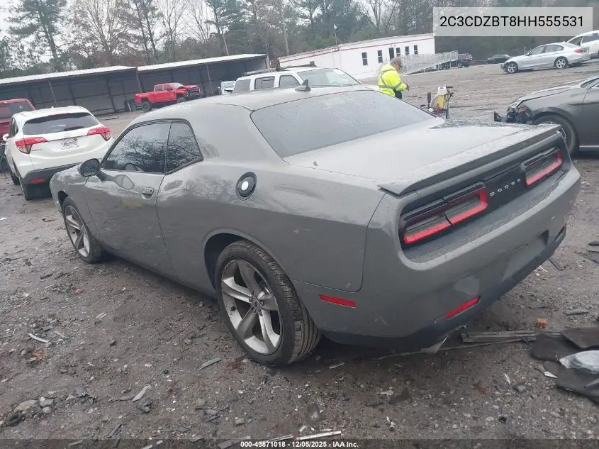 2C3CDZBT8HH555531 2017 Dodge Challenger R/T