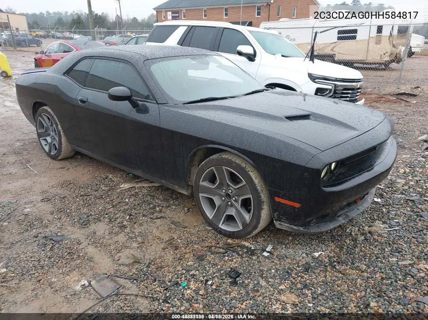 2C3CDZAG0HH584817 2017 Dodge Challenger Sxt