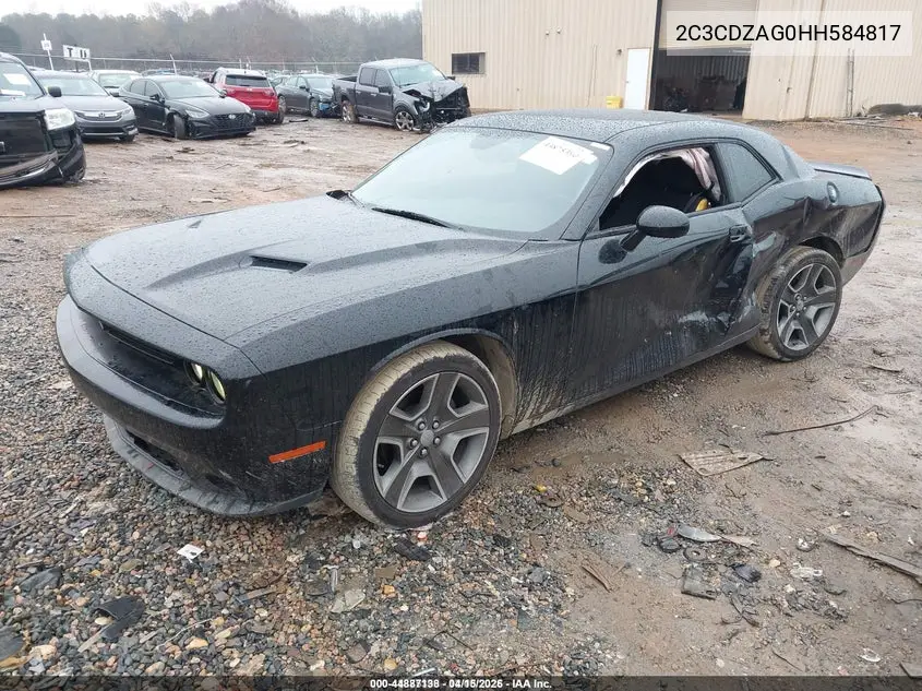 2C3CDZAG0HH584817 2017 Dodge Challenger Sxt