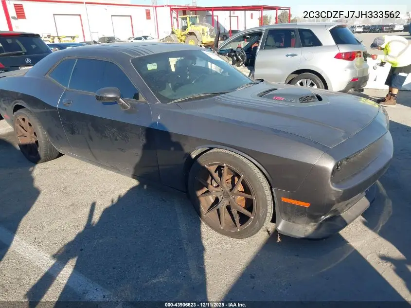 2C3CDZFJ7JH333562 2018 Dodge Challenger 392 Hemi Scat Pack Shaker