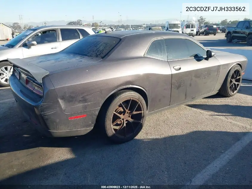 2C3CDZFJ7JH333562 2018 Dodge Challenger 392 Hemi Scat Pack Shaker