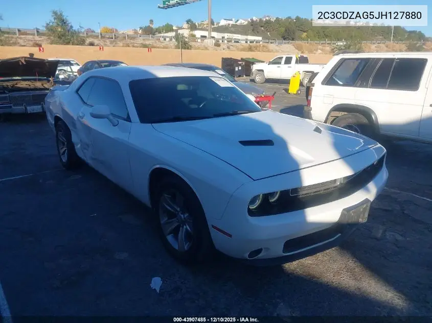 2C3CDZAG5JH127880 2018 Dodge Challenger Sxt