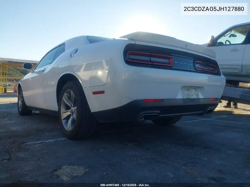 2C3CDZAG5JH127880 2018 Dodge Challenger Sxt