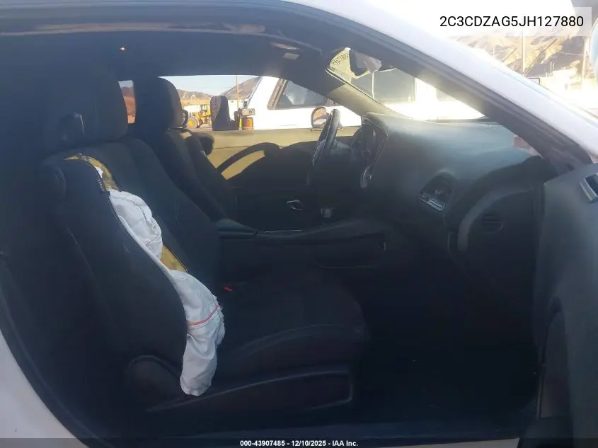 2C3CDZAG5JH127880 2018 Dodge Challenger Sxt