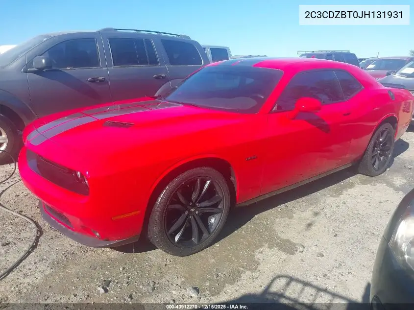 2C3CDZBT0JH131931 2018 Dodge Challenger R/T