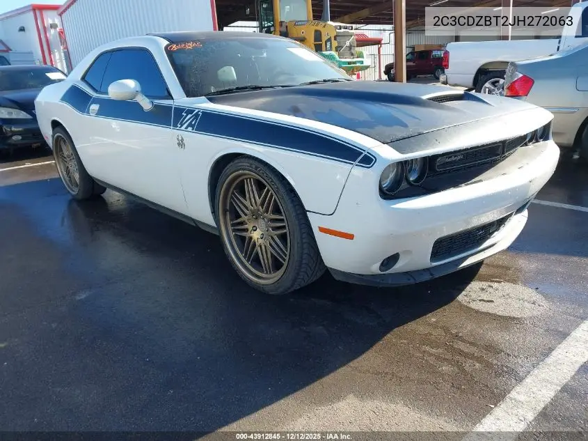 2C3CDZBT2JH272063 2018 Dodge Challenger T/A Plus