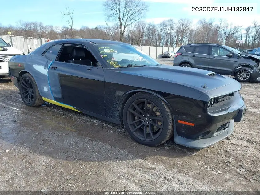 2C3CDZFJ1JH182847 2018 Dodge Challenger R/T 392