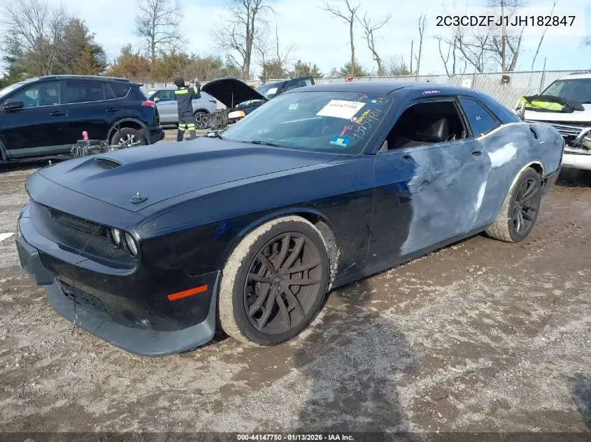 2C3CDZFJ1JH182847 2018 Dodge Challenger R/T 392