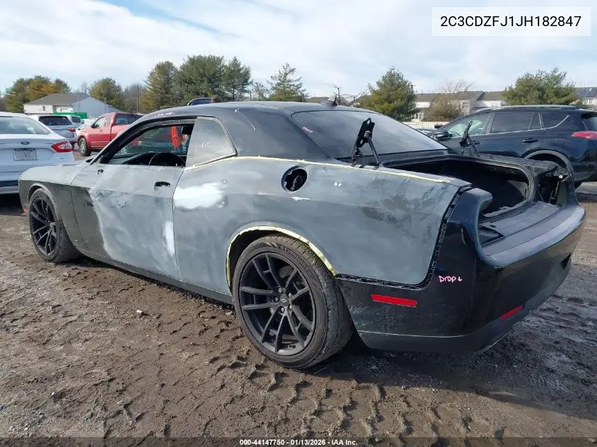 2C3CDZFJ1JH182847 2018 Dodge Challenger R/T 392
