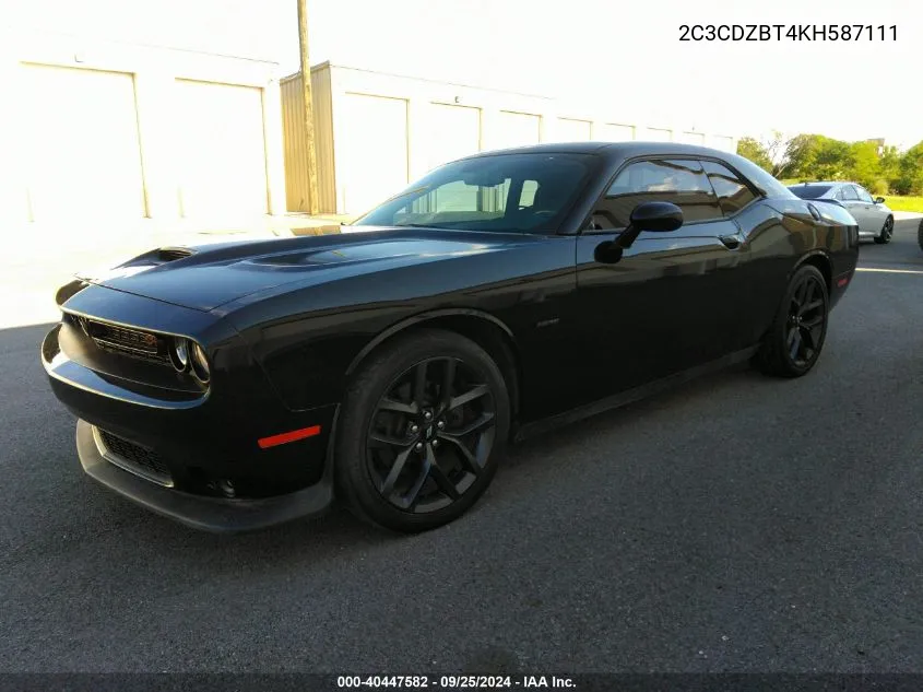 2C3CDZBT4KH587111 2019 Dodge Challenger R/T