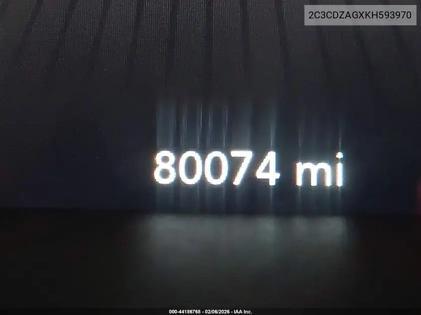 2C3CDZAGXKH593970 2019 Dodge Challenger Sxt
