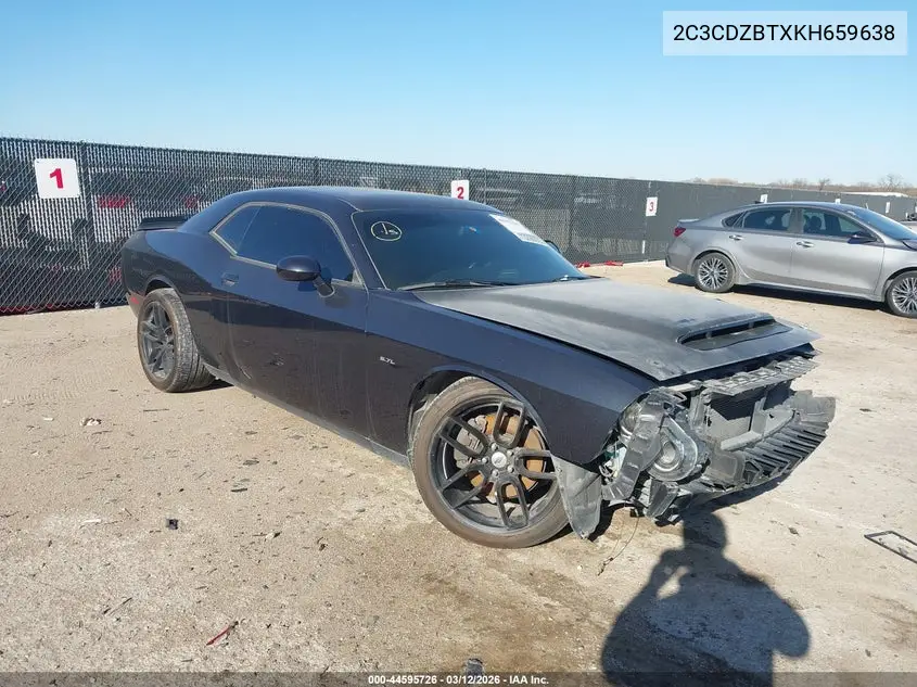 2C3CDZBTXKH659638 2019 Dodge Challenger R/T