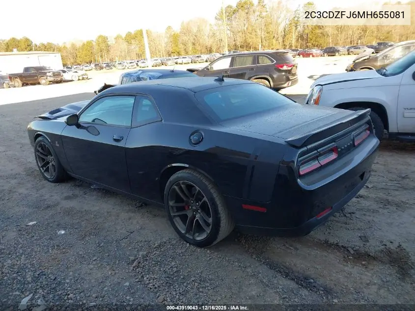 2C3CDZFJ6MH655081 2021 Dodge Challenger R/T Scat Pack
