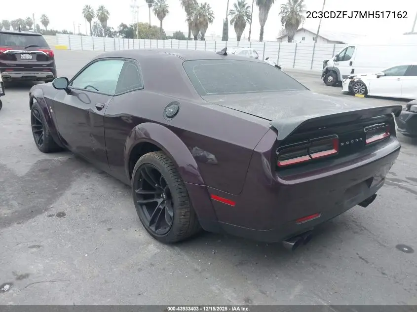 2C3CDZFJ7MH517162 2021 Dodge Challenger R/T Scat Pack Widebody