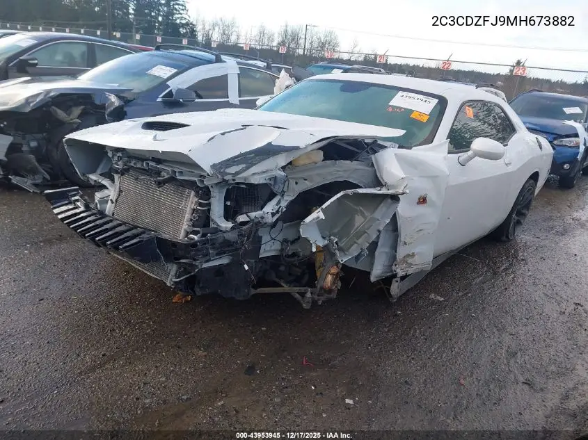 2C3CDZFJ9MH673882 2021 Dodge Challenger R/T Scat Pack