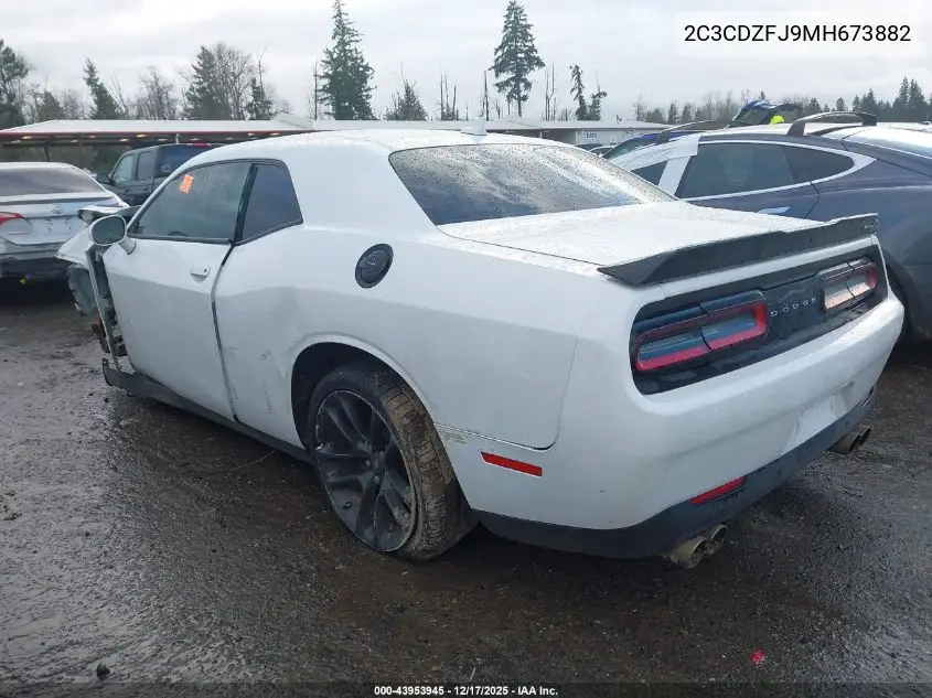 2C3CDZFJ9MH673882 2021 Dodge Challenger R/T Scat Pack