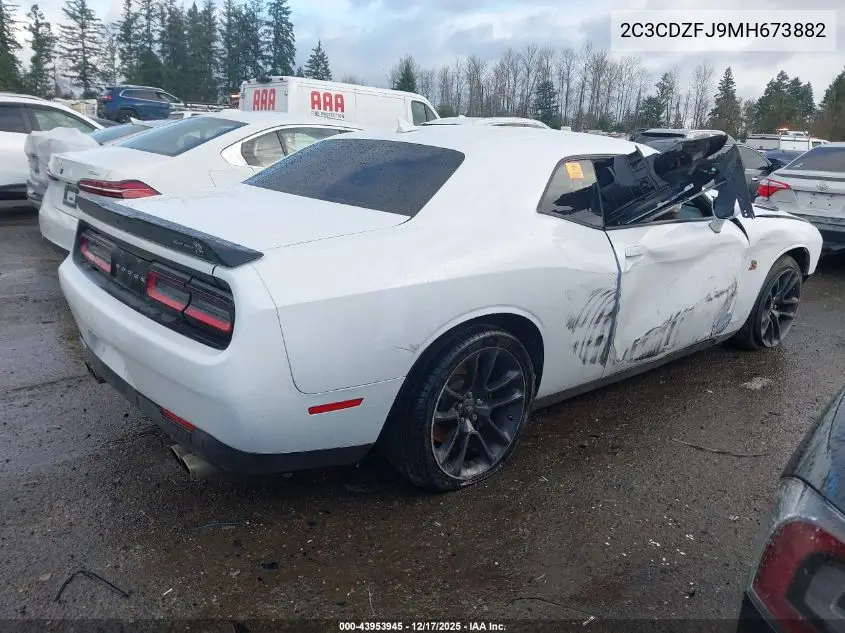 2C3CDZFJ9MH673882 2021 Dodge Challenger R/T Scat Pack