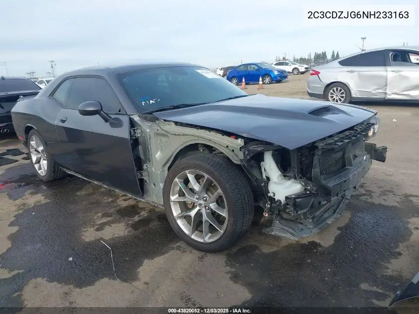 2C3CDZJG6NH233163 2022 Dodge Challenger Gt