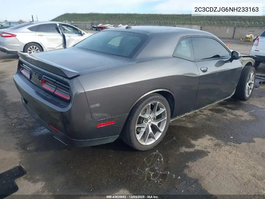 2C3CDZJG6NH233163 2022 Dodge Challenger Gt