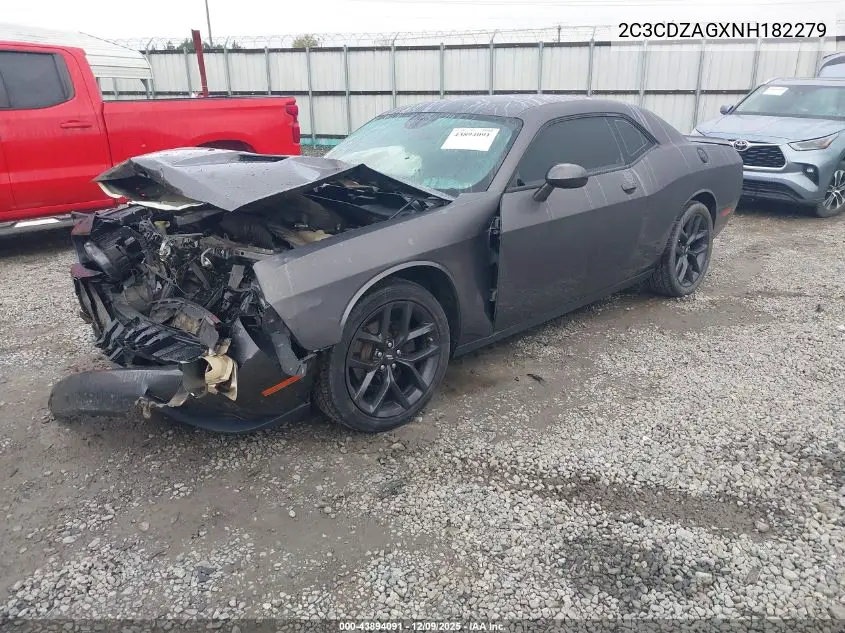 2C3CDZAGXNH182279 2022 Dodge Challenger Sxt