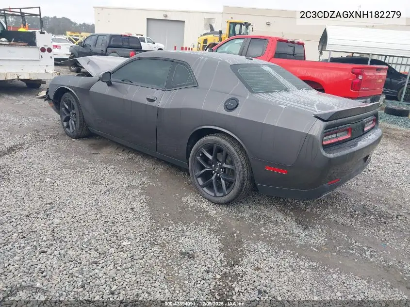 2C3CDZAGXNH182279 2022 Dodge Challenger Sxt
