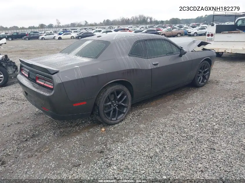 2C3CDZAGXNH182279 2022 Dodge Challenger Sxt