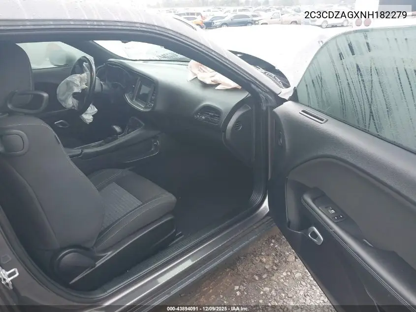 2C3CDZAGXNH182279 2022 Dodge Challenger Sxt