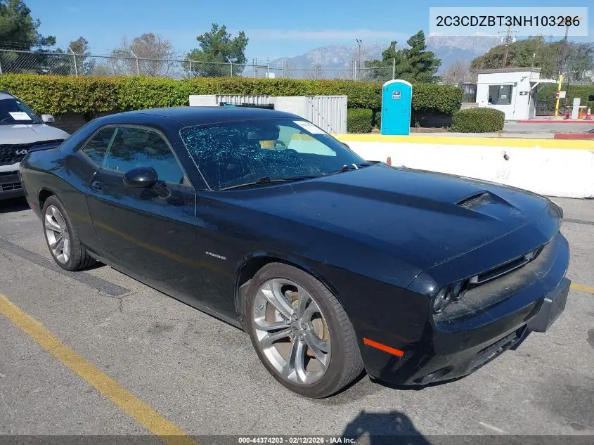 2C3CDZBT3NH103286 2022 Dodge Challenger R/T