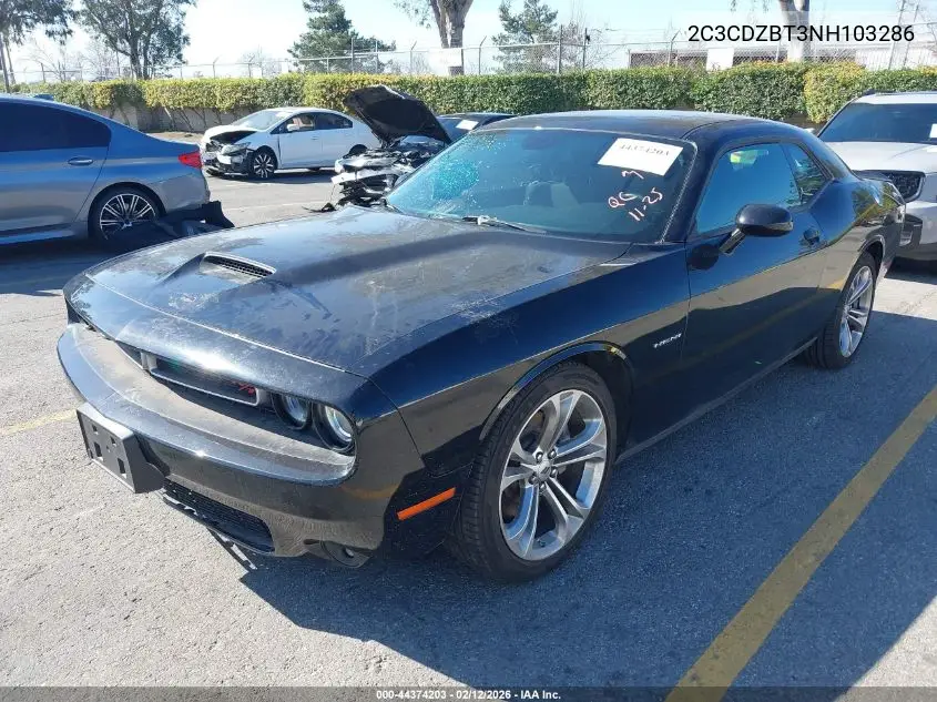 2C3CDZBT3NH103286 2022 Dodge Challenger R/T