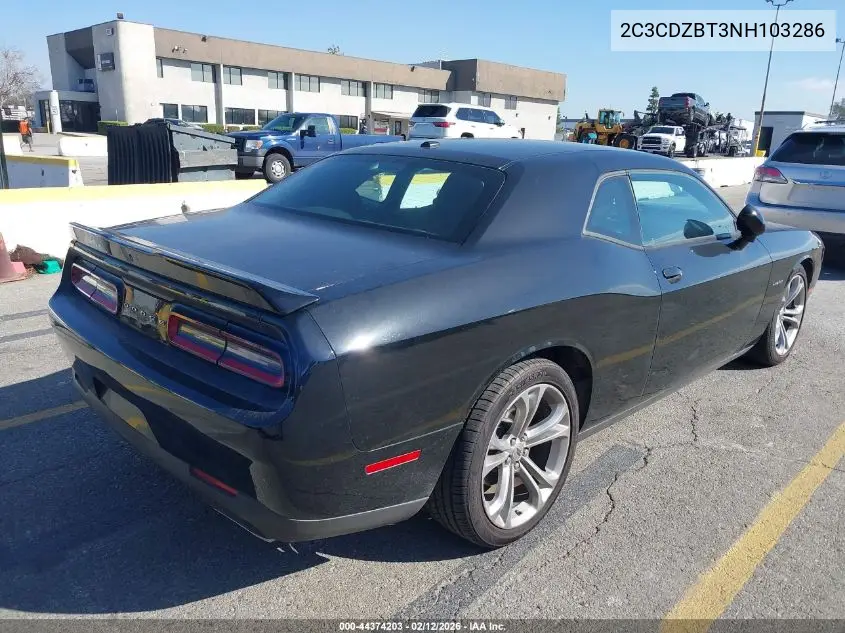 2C3CDZBT3NH103286 2022 Dodge Challenger R/T
