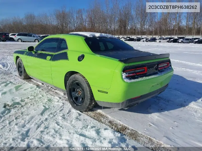 2C3CDZBT8PH638262 2023 Dodge Challenger R/T