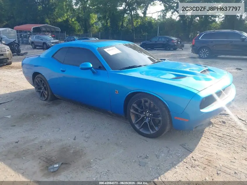 2023 Dodge Challenger R/T Scat Pack VIN: 2C3CDZFJ8PH637797 Lot: 42564373