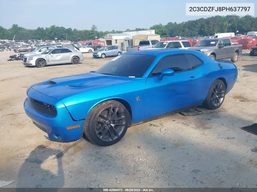 2023 Dodge Challenger R/T Scat Pack VIN: 2C3CDZFJ8PH637797 Lot: 42564373