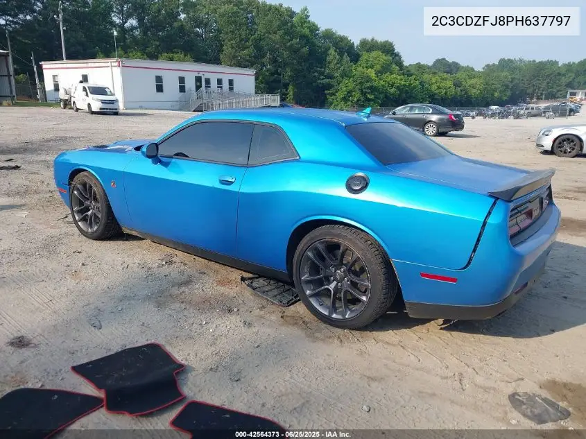 2023 Dodge Challenger R/T Scat Pack VIN: 2C3CDZFJ8PH637797 Lot: 42564373