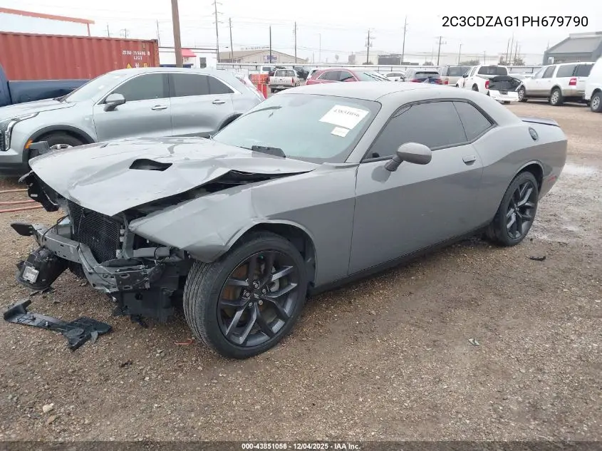 2C3CDZAG1PH679790 2023 Dodge Challenger Sxt